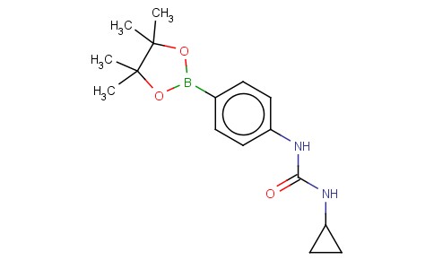 1-CYCLOPROPYL-3-[4-(4,4,5,5-TETRAMETHYL-1,3,2-DIOXABOROLAN-2-YL)PHENYL]UREA